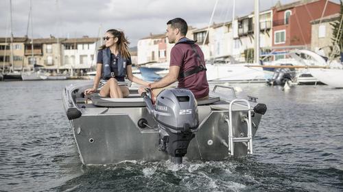 מנוע ימי לסירה מתנפחת חצי קשיחה ימאה YAMAHA F25GMHL