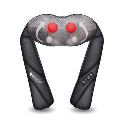 רצועה עיסוי שיאצו ולישה עמוקה 3D אלחוטית ומולטי פונקציונלית דגם: MC-6700A 