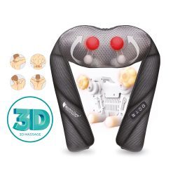 רצועה עיסוי שיאצו ולישה עמוקה 3D אלחוטית ומולטי פונקציונלית דגם: MC-6700A 