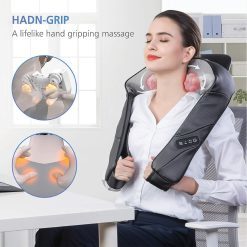 רצועה עיסוי שיאצו ולישה עמוקה 3D אלחוטית ומולטי פונקציונלית דגם: MC-6700A 