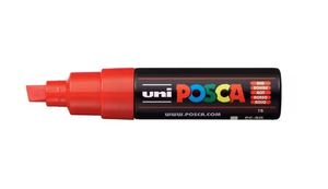 טוש אקרילי פוסקה PC-8K - אדום POSCA