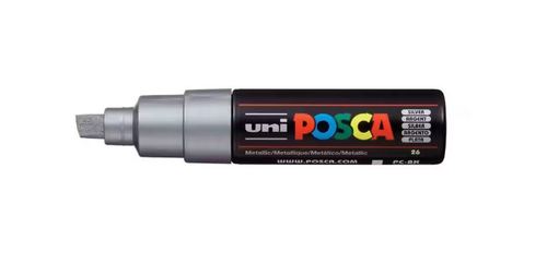 טוש אקרילי פוסקה PC-8K - כסף
