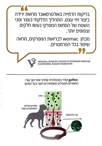goflex-קולר גופלקס למפרקים לכלב מעל 8 ק”ג