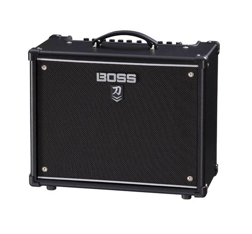 BOSS Katana 50 mk2 EX guitar amplifier front angle