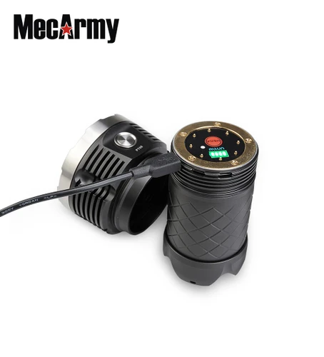 פנס נטען 9600 לומן סוללת ליתיום Mecarmy PT60
