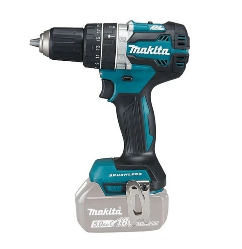 גוף מברגה מקדחה רוטטת נטענת בראשלס MAKITA DHP484Z BL 18V
