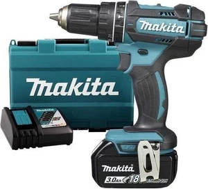 מברגה מקדחה רוטטת נטענת + 2 סוללות MAKITA DHP482RFE 18V 3AH + מטען
