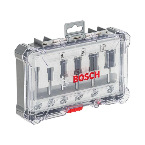 סט 6 כרסמים מקצועי לרוטר 0.6 Bosch 2607017467