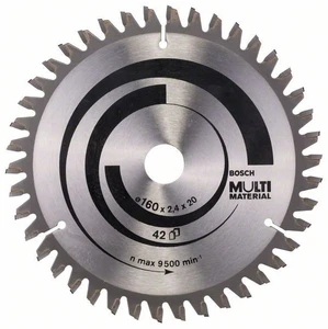 להב Multi Material לעץ ואלומיניום "6.25 (160 מ"מ) - 42 שיניים Bosch 2608640503