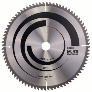 להב Multi Material לעץ ואלומיניום "12 (305 מ"מ) - 80 שיניים Bosch 2608642208