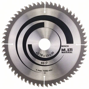 להב Multi Material לעץ ואלומיניום "8.5 (216 מ"מ) - 60 שיניים Bosch 2608640446