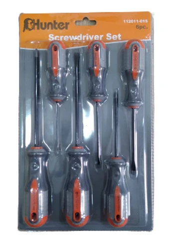 סט 6 מברגי פיליפס ושטוח 112011-015 Hunter