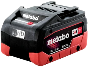סוללת ליתיום metabo LiHD 18V 5.5AH 