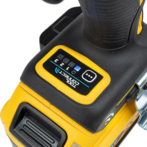 מברגת אימפקט נטענת בראשלס + 2 סוללות DeWALT DCF888P2T BL 18V BLUETOOTH 5Ah
