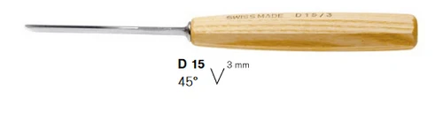 מפסלת ישרה בצורת V - דגם  Pfeil D15/3