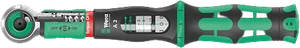 מפתח מומנט Safe Torque דרייב 1/4, 2-12 NM  דגם 05075801001- עצירה בטוחה במומנט הנדרש Wera 