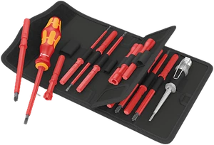 סט מברגי חשמל מתחלפים - דגם 05003471001, Wera Kraftform Kompakt VDE 18 Universal 1