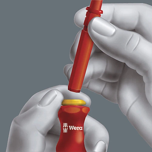סט מברגי חשמל מתחלפים - דגם 05003474001, Wera Kraftform Kompakt VDE 16 Universal 1