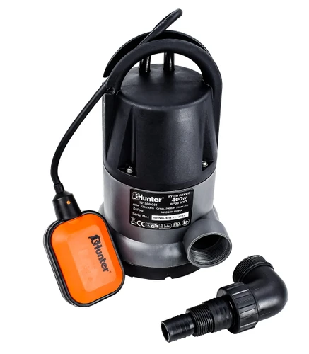 משאבה טבולה גוף פלסטי למים נקיים Hunter 400W 101500-001