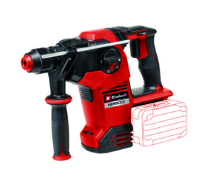 פטישון 18V ללא פחמים HEROCCO 36/28 - גוף בלבד