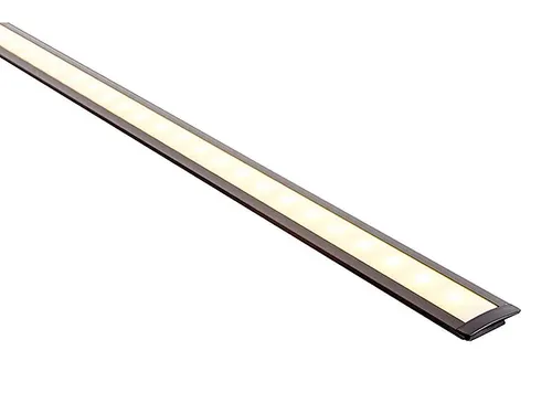 פרופיל אלומיניום צבע גוף לבן/שחור קדח 3CM