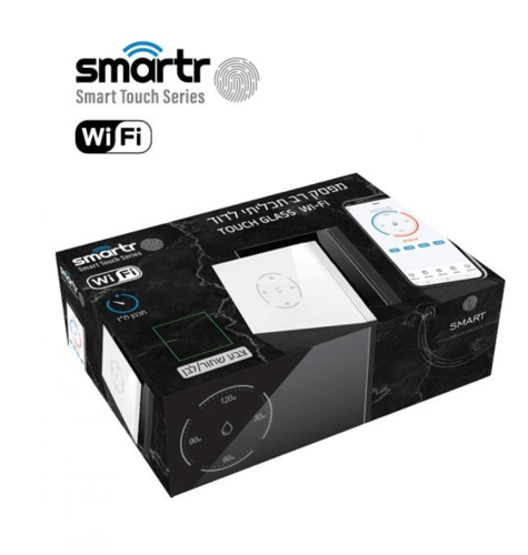מפסק טיימר דוד WIFI GLASS TOUCH