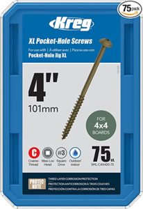 בורג XL, באריזת 75 יחידות "4 תוצרת KREG
