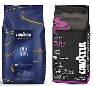 2 ק"ג פולי קפה Lavazza הנמכרים ביותר