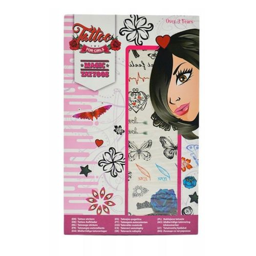 מארז קעקועים מדליקים לילדים - בנות