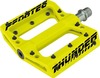 זוג פדלים פדוטק צהוב - PEDOTEC THUNFER BMX PEDALS