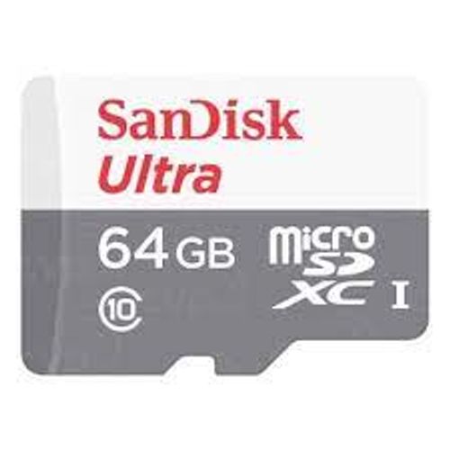 כרטיס זכרון SanDisk Ultra Micro SDXC UHS-I SDSQUNR-064G - בנפח 64GB