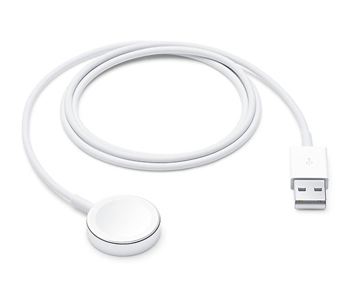 כבל טעינה מגנטי לשעון Apple חיבור USB-A באורך כ-1 מטר