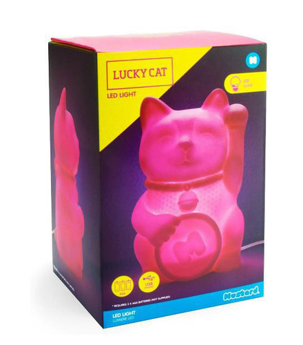 חתול מזל LUCKY CAT משולב תאורה
