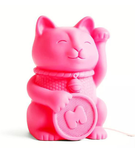 חתול מזל LUCKY CAT משולב תאורה