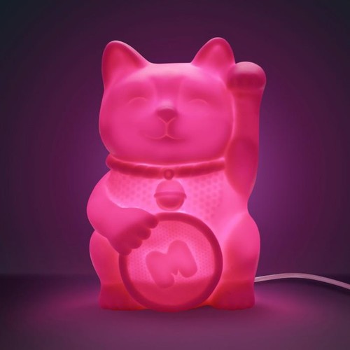 חתול מזל LUCKY CAT משולב תאורה