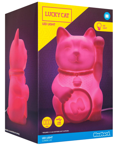 חתול מזל LUCKY CAT משולב תאורה