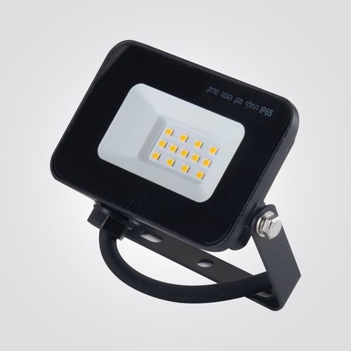 פנס הצפה צבעוני שחור 10W 220V כחול