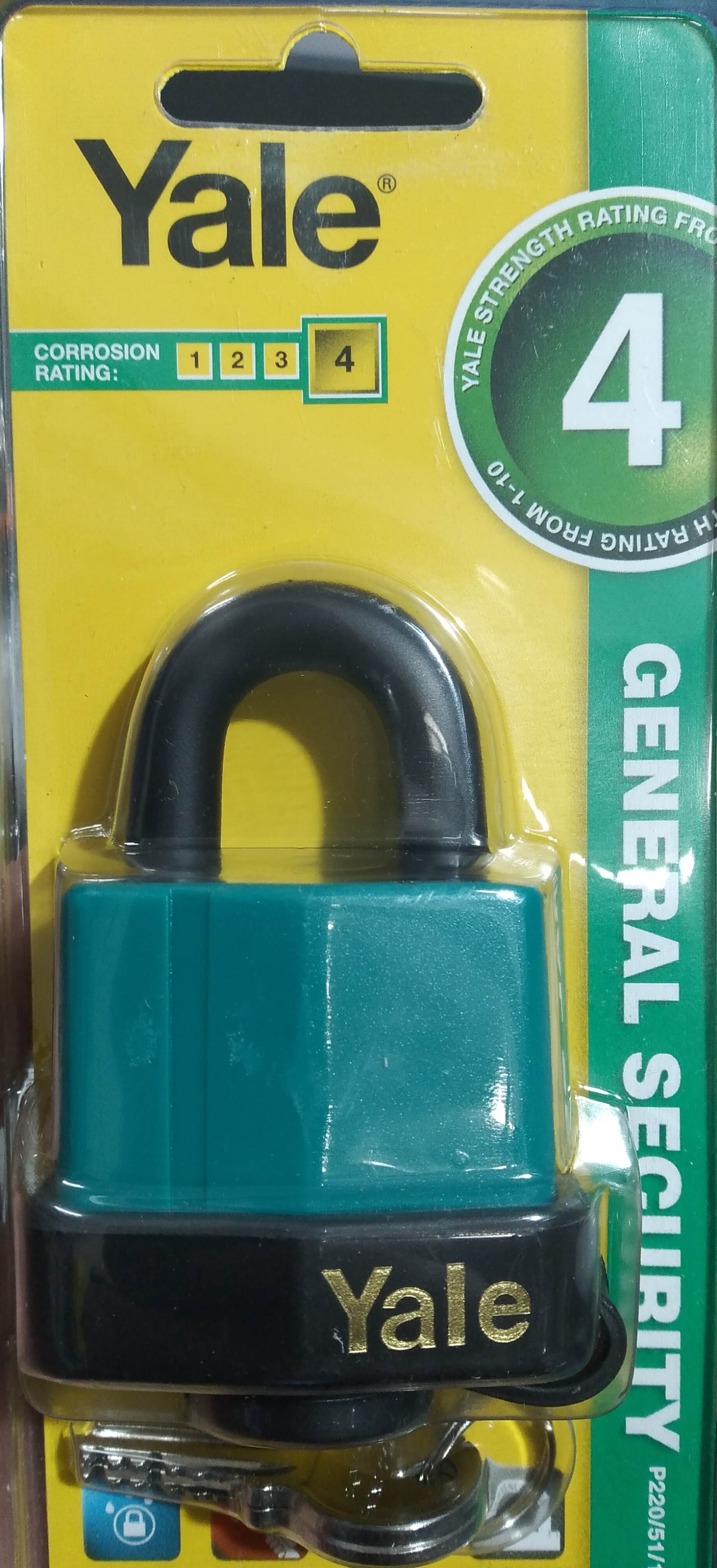 מנעול תליה מוגן מים 41MM בציפוי PVC 