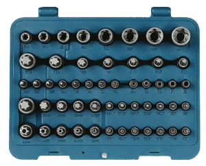 סט בוקסות + ביטים TORX 52 יחידות /מ"מ 022026 SIGNET