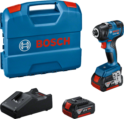 מברגת רטיטה (אימפקט) כולל סוללות 5AH דגם BOSCH GDR 18V-210C