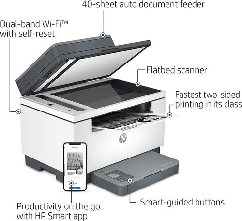 מדפסת ‏לייזר HP LaserJet MFP M234sdN שחור לבן