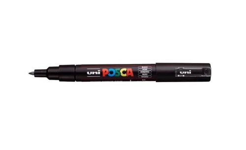 טוש אקרילי פוסקה PC-1MR - שחור