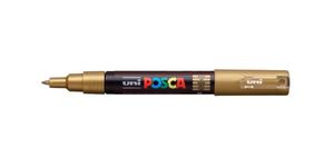 טוש אקרילי פוסקה PC-1MR - זהב POSCA