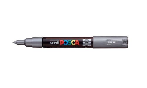 טוש אקרילי פוסקה PC-1MR - כסף