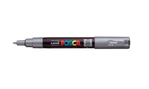 טוש אקרילי פוסקה PC-1MR - כסף POSCA