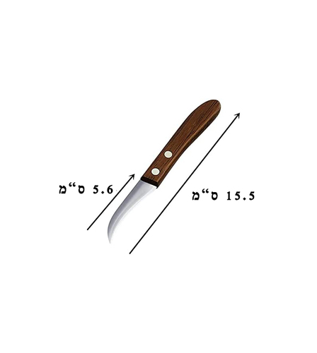 סט 4 סכינים לעיצוב, קילוף וחיתוך (טורנה)