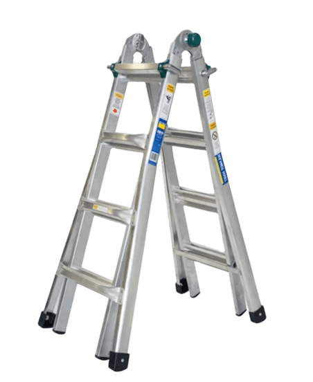 סולם אלומיניום טלסקופי 4X5 מטר 209905-2 חגית