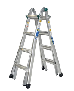 סולם אלומיניום טלסקופי 4X5 5.27 מטר 209905-2 חגית