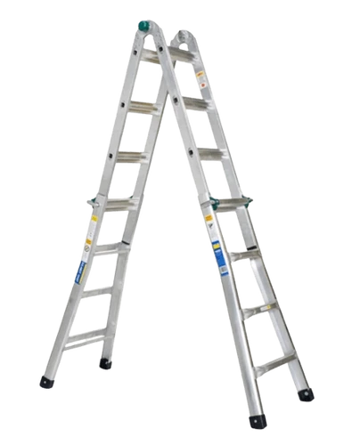 סולם אלומיניום טלסקופי 4X5 5.27 מטר 209905-2 חגית