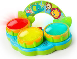 BRIGHT STARTS-מערכת תופים אורקולית ספארי חיות 2 מצבי הפעולה